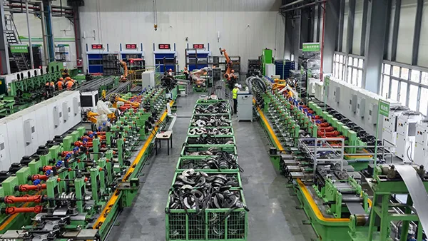 Atelier de soudage de tubes