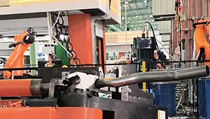 Étape de cintrage des tubes